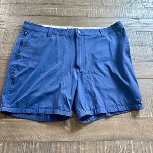 Margaritaville Men's 4-Way Stretch Quick Dry Hybrid Shorts UPF 30+ Size 40 Blue